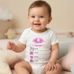 Ad Soyad Baskılı Zıbın Kız Bebek