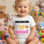 Anneannesinin Balı Prensesi Baskılı Zıbın