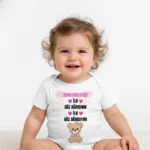 Anneannesinin İlk Göz Ağrısıyım Baskılı Zıbın