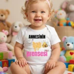 Annesinin Balı Prensesi Baskılı Zıbın