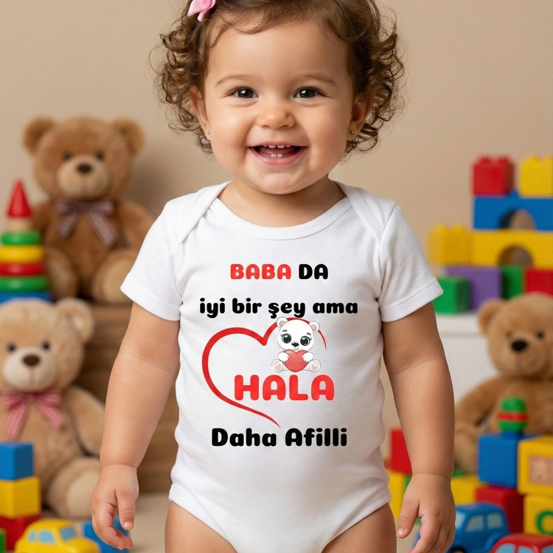 Baba Da İyi Bir Şey Ama Dayı Hala Afilli Baskılı Zıbın Baba Da İyi Bir Şey Ama Dayı Hala Afilli Baskılı Zıbın - Görsel 1