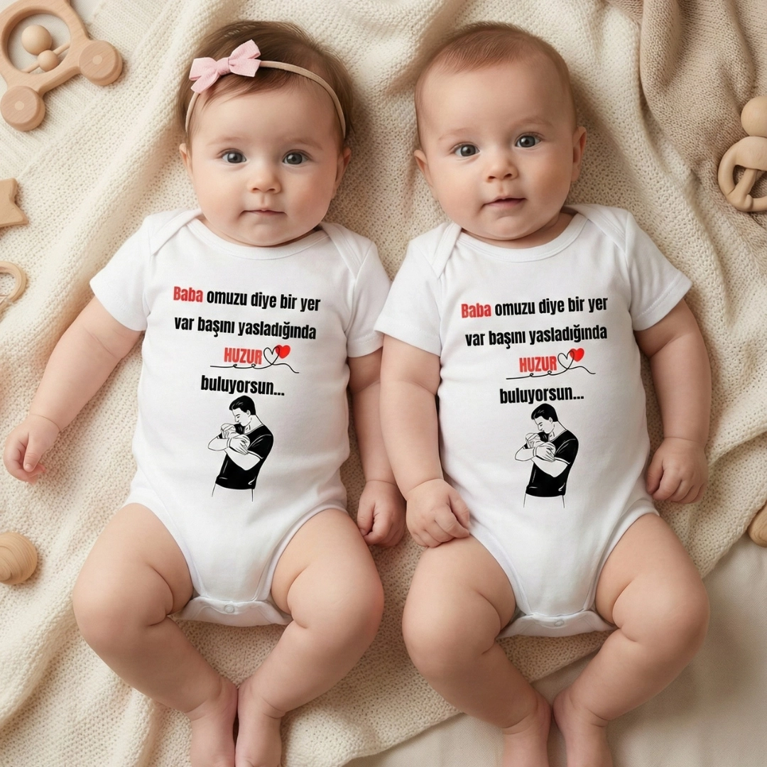 Baba Omuzu Baskılı Zıbın Baba Omuzu Baskılı Zıbın - Görsel 1