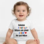 Babamın Google'a İhtiyacı Yok Anne Baskılı Zıbın