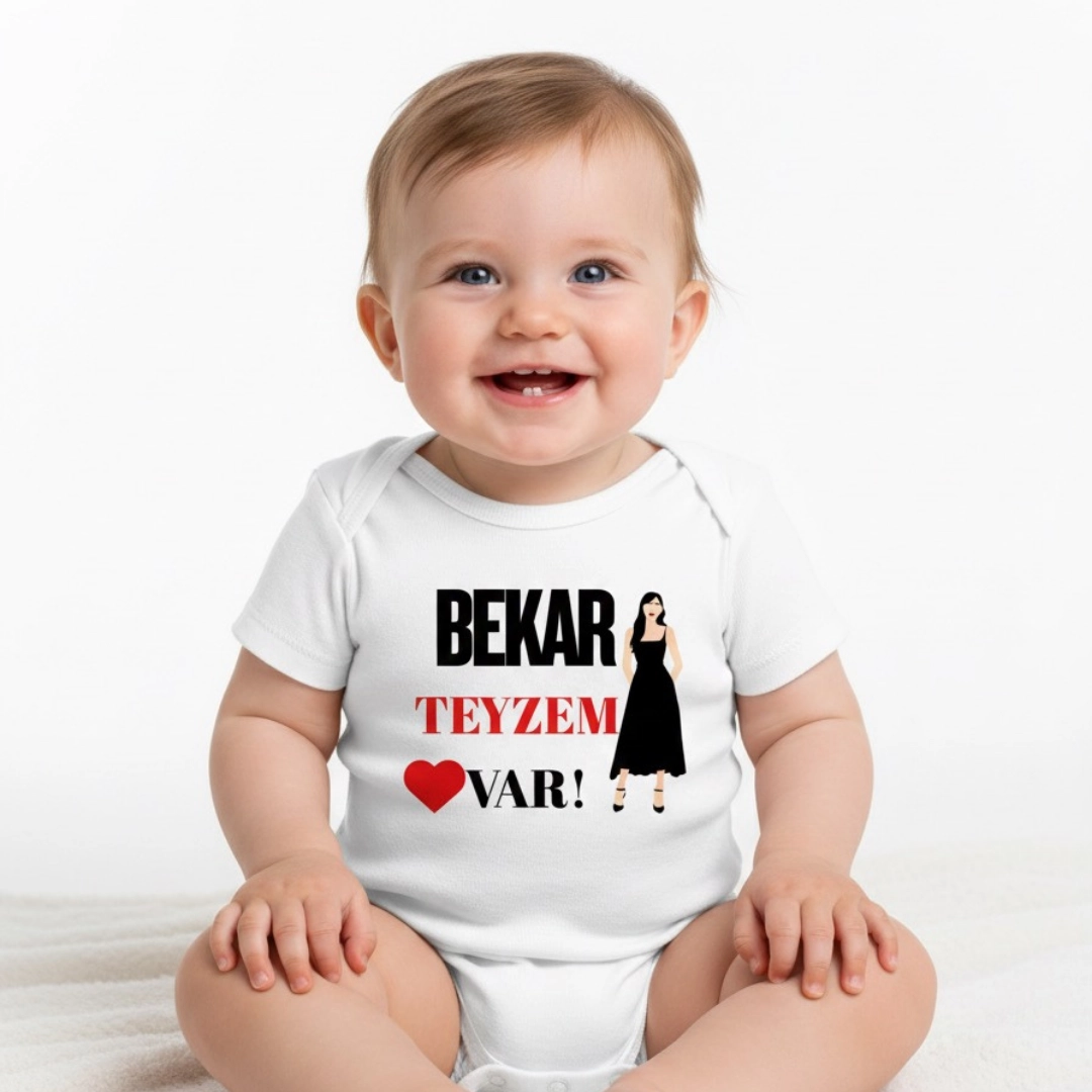 Bekar Teyzem Var Baskılı Zıbın Bekar Teyzem Var Baskılı Zıbın - Görsel 1