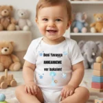 Beni Yavaşça Anneanneme Ver Bakalım Baskılı Zıbın