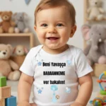 Beni Yavaşça Babaanneme Ver Bakalım Baskılı Zıbın