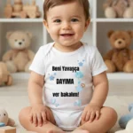 Beni Yavaşça Dayıma Ver Bakalım Baskılı Zıbın