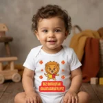 Biz Doğuştan Galatasaraylıyız Baskılı Zıbın