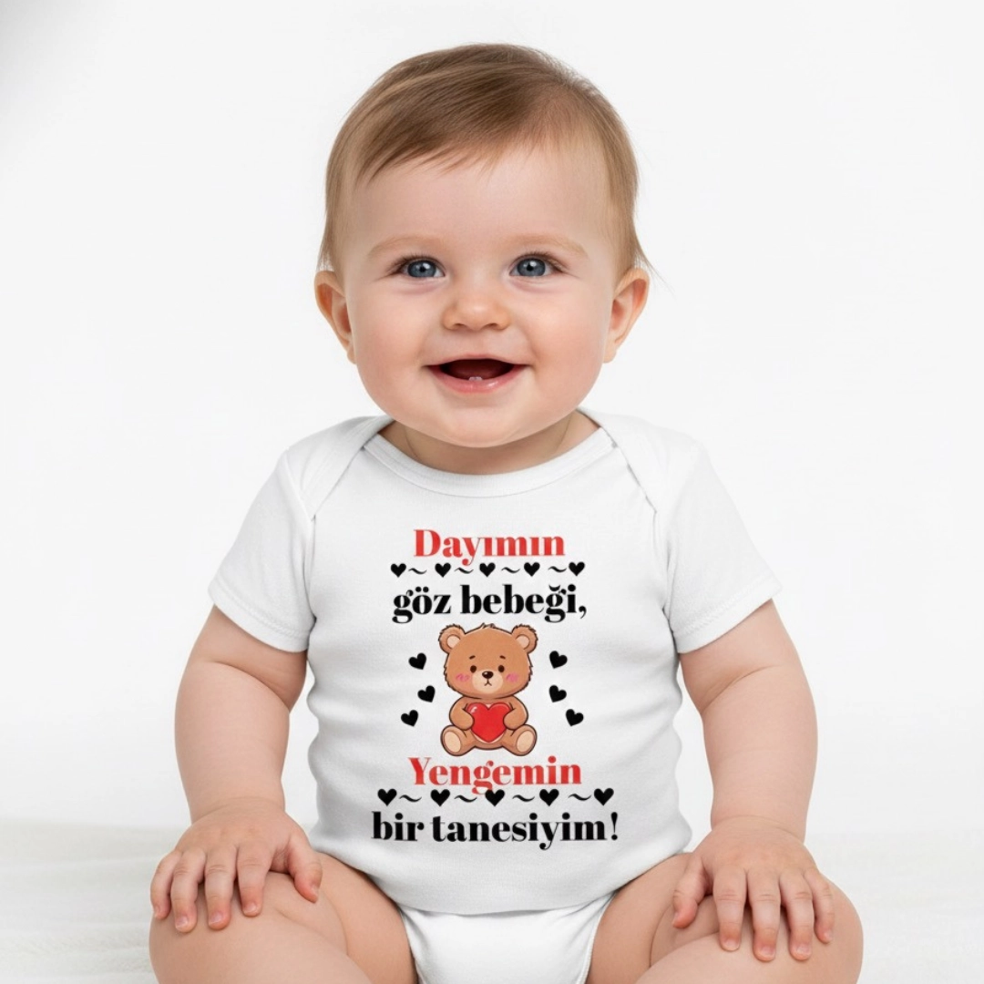 Dayı ve Yenge Baskılı Zıbın Dayı ve Yenge Baskılı Zıbın - Görsel 1