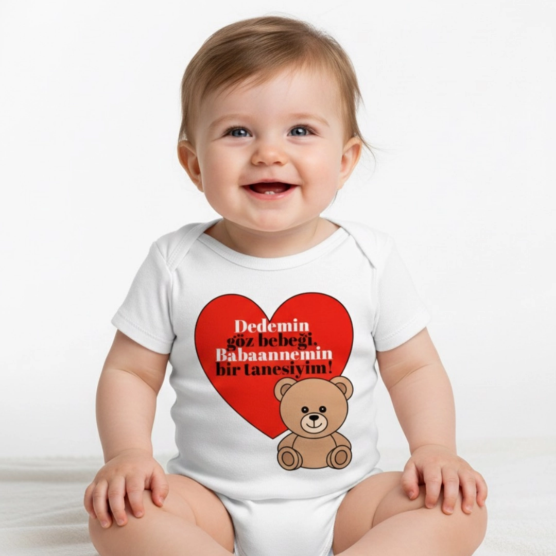 Dede ve Babaanne Baskılı Zıbın 2 Dede ve Babaanne Baskılı Zıbın 2 - Görsel 1