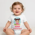 Dedemi Aratmayın Bana Baskılı Zıbın Kız Bebek