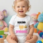 Dedesinin Balı Prensesi Baskılı Zıbın