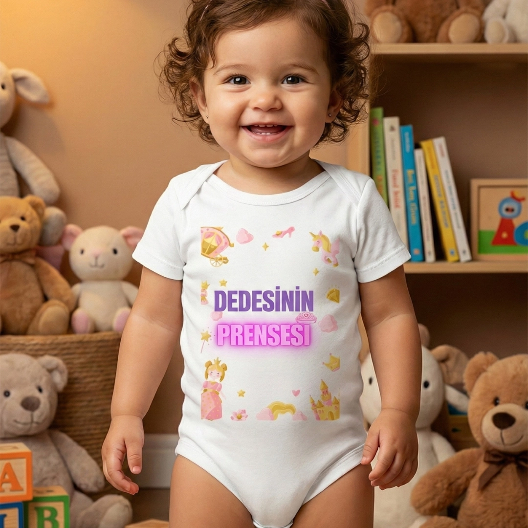 Dedesinin Prensesi Baskılı Zıbın Dedesinin Prensesi Baskılı Zıbın - Görsel 1