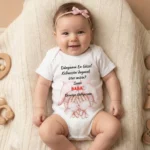 Dünyanın En Güzel Kelimesi Baba Baskılı Zıbın Kız