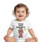 Fizik Bakış Şu Duruş Dede Baskılı Zıbın Kız Bebek