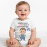 Harçlığım Kalmadı Amca Baskılı Zıbın Erkek Bebek