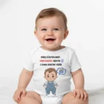 Harçlığım Kalmadı Anneanne Baskılı Zıbın Erkek Bebek