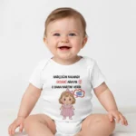 Harçlığım Kalmadı Dede Baskılı Zıbın Kız Bebek