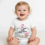 İlk Kız Torun Anneanne Baskılı Zıbın