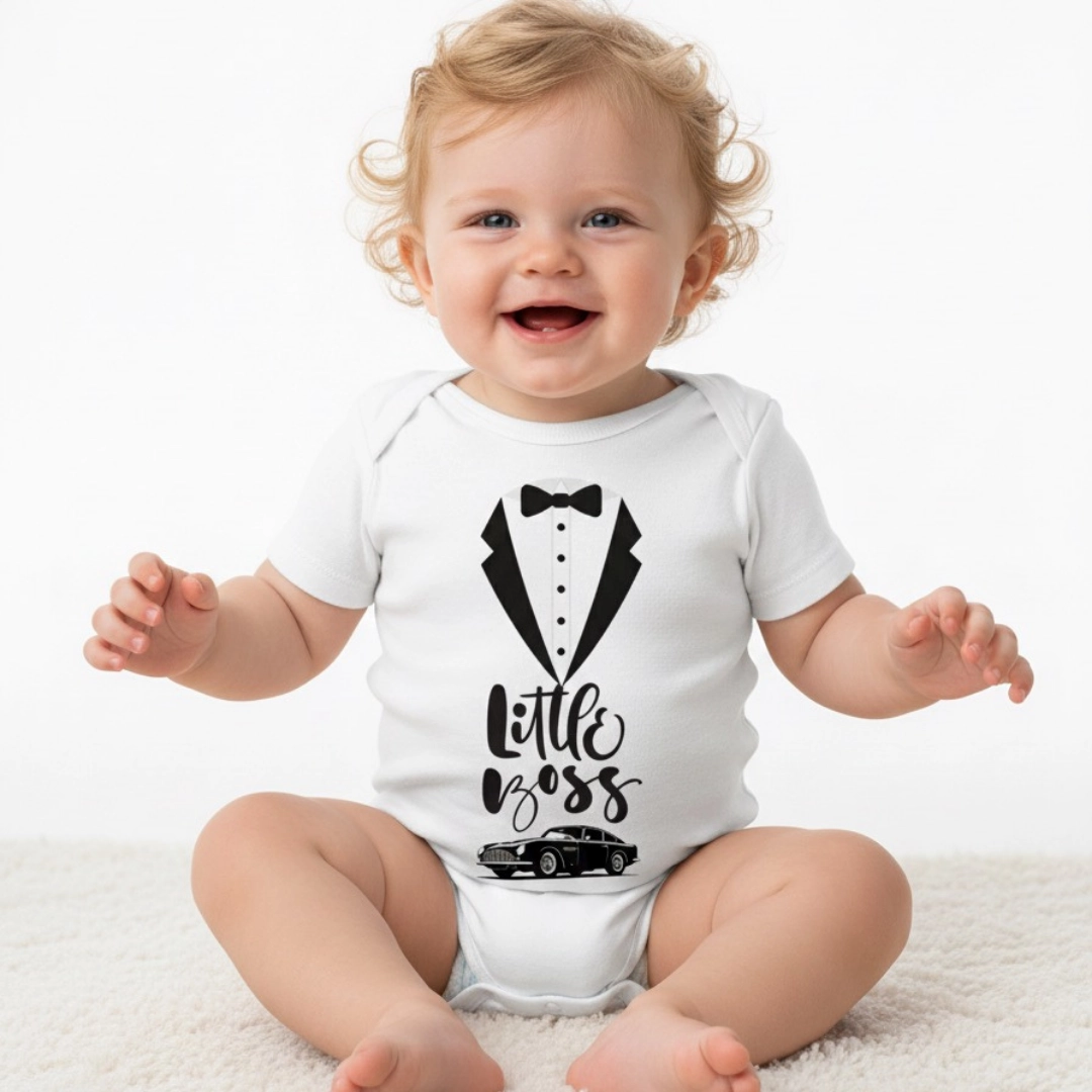 Little Boss Baskılı Zıbın 2 Little Boss Baskılı Zıbın 2 - Görsel 1