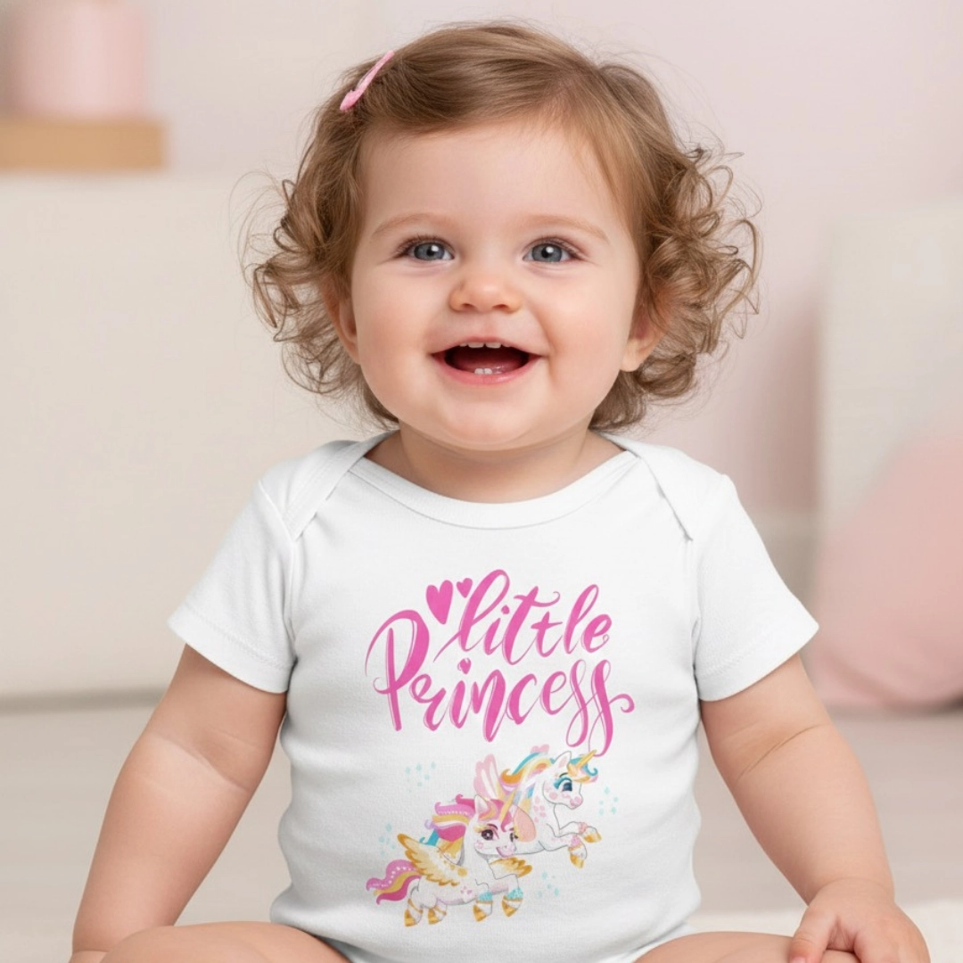 Little Princess Baskılı Zıbın Little Princess Baskılı Zıbın - Görsel 1