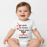 Ne Gam Ne Keder Nasıl Olsa Amcam Halleder Baskılı Zıbın