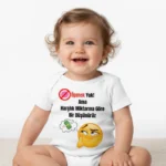 Öpmek Yok Baskılı Zıbın