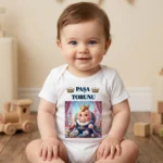 Paşa Torunu Baskılı Zıbın Erkek Bebek