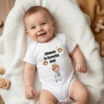 Sülalenin En Kıymetlisi Erkek Bebek Baskılı Zıbın