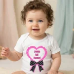 Yesun Oni Amcasi Baskılı Zıbın Kız Bebek