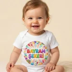 Bayram Şekeri Bayramlık Baskılı Zıbın