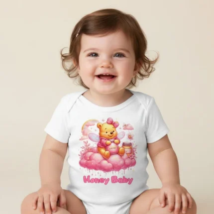 Honey Baby Baskılı Zıbın