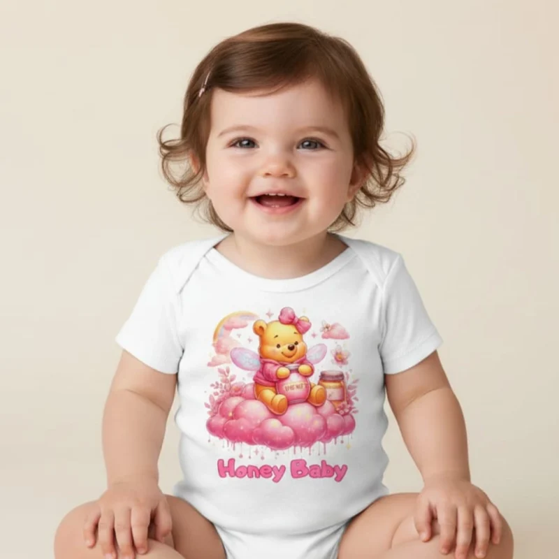 Honey Baby Baskılı Zıbın