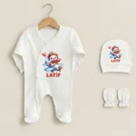 Üçlü Tulum Set Pilot Ayıcık Baskılı