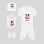 Welcome Baby Baskılı 5'li Hastane Çıkış Seti