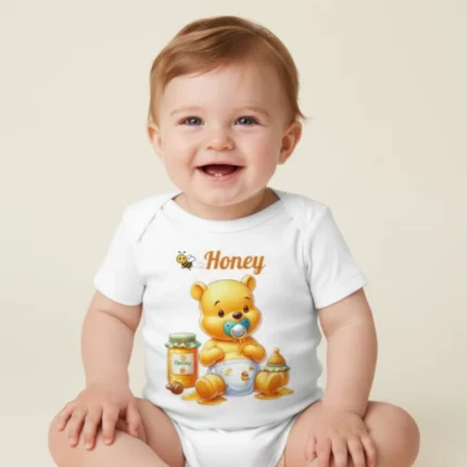 Winnie Honey Baskılı Zıbın