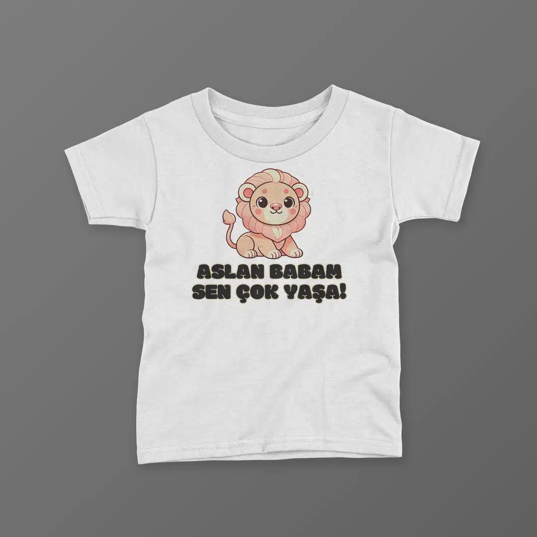 Aslan-Babam-Sen-Cok-Yasa-Baskili-Tisort-1.webp Aslan Babam Sen Çok Yaşa Baskılı Tişört - Görsel 1