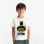 Batman Grafiti Baskılı Çocuk Tişörtü