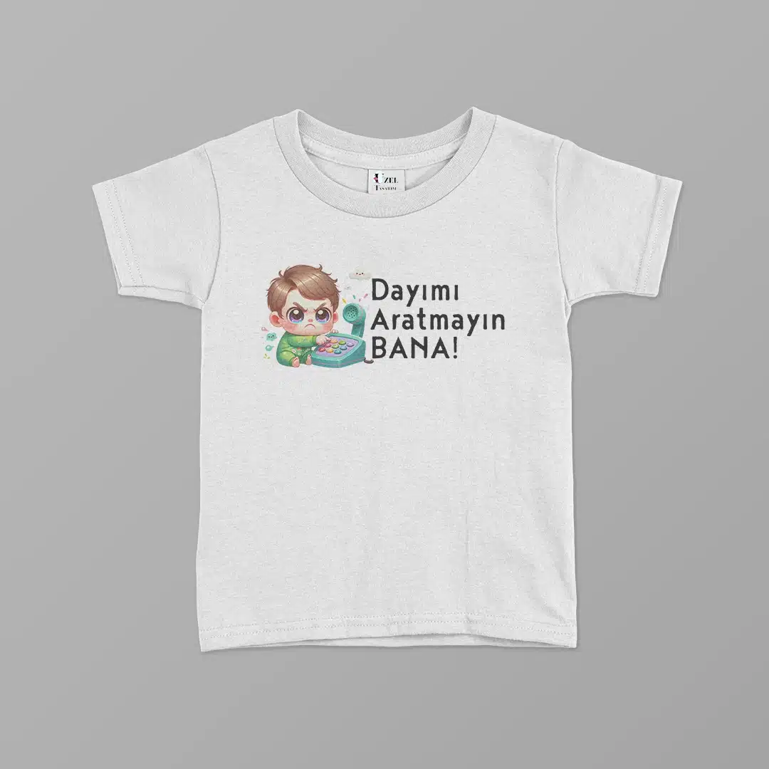 Dayimi-Aratmayin-Bana-Baskili-Tisort-Erkek-Cocuk-.webp Dayımı Aratmayın Bana Baskılı Tişört Erkek Çocuk - Görsel 1