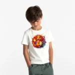 Erkek Çocuk Charmander Pokemon Baskılı Tişört