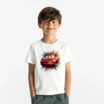 Erkek Çocuk Lightning McQueen Baskılı Tişört