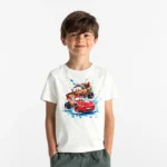 Erkek Çocuk Şimşek McQueen Baskılı Tişört