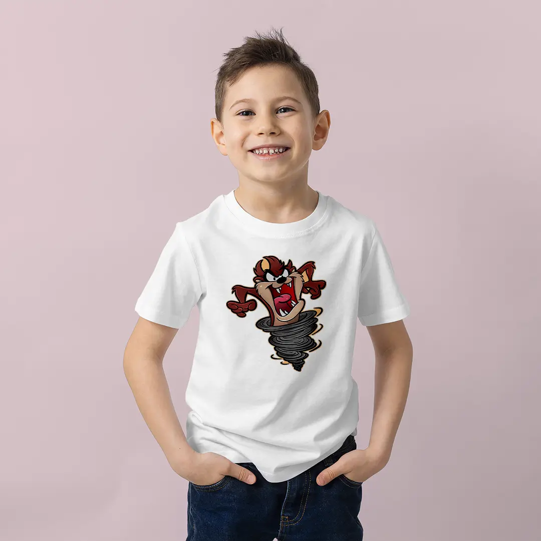 Erkek Çocuk Taz Tazmanya Canavarı Baskılı Tişört – Looney Tunes Çocuk Tişört Erkek Çocuk Taz Tazmanya Canavarı Baskılı Tişört - Görsel 1