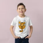 Garfield Tırmalıyor Baskılı Çocuk Tişörtü
