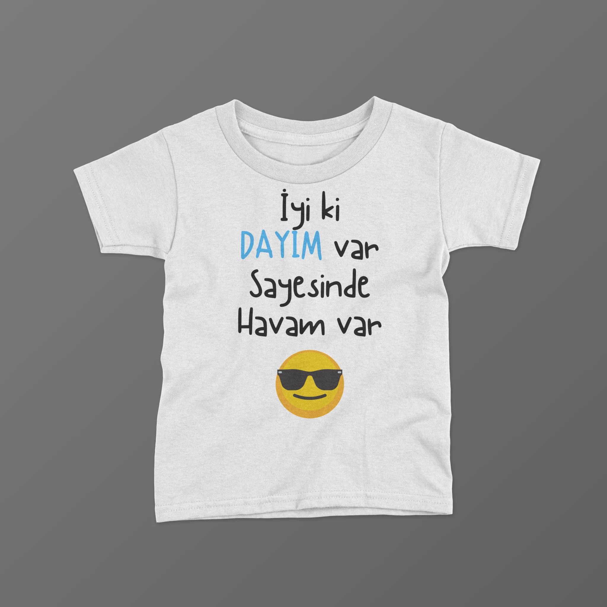 Iyi-Ki-Dayim-Var-Sayesinde-Havam-Var-Baskili-Tisort-scaled-1.webp İyi Ki Dayım Var Sayesinde Havam Var Baskılı Tişört - Görsel 1