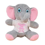 Kişiye Özel Baskılı Fil Peluş