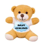 Kişiye Özel Baskılı Kahverengi Peluş Ayıcık