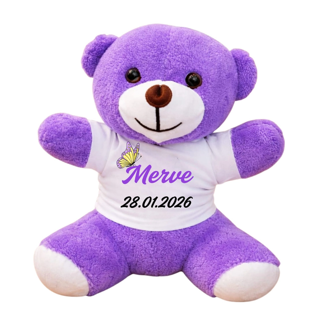 Kisiye-Ozel-Baskili-Mor-Pelus-Ayicik-2.webp Kişiye Özel Baskılı Mor Peluş Ayıcık - Görsel 1