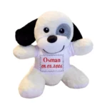 Kişiye Özel Baskılı Sevimli Köpek Peluş Ayıcık