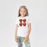 Love Köpek Yavrusu Baskılı Kız Çocuk Tişörtü